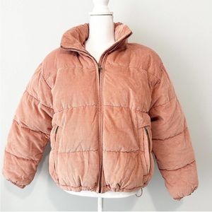 American Eagle Corduroy Puffer Jacket